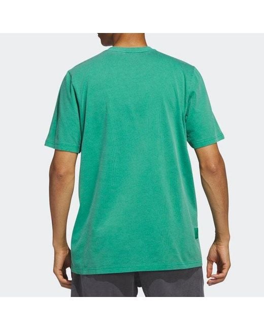 Adidas Green Originals Featherweight Shmoofoil T-Shirt 'Semi Court' for men
