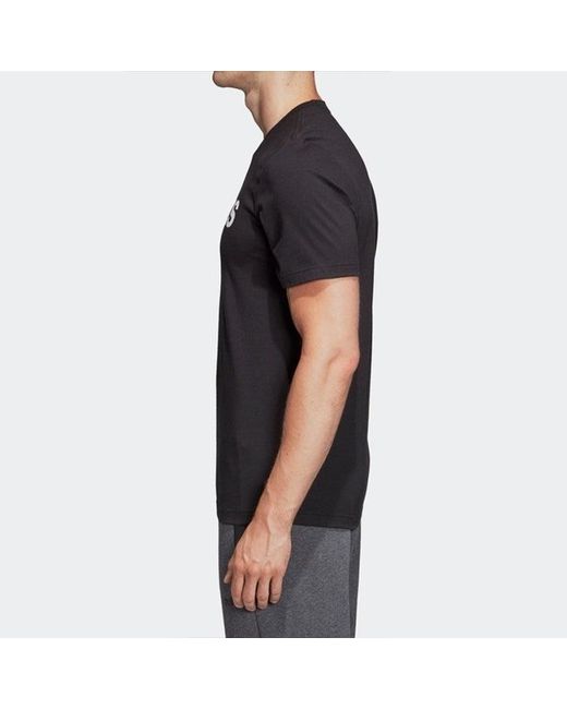 Adidas Black E Lin Tee Casual Sports Short Sleeve for men