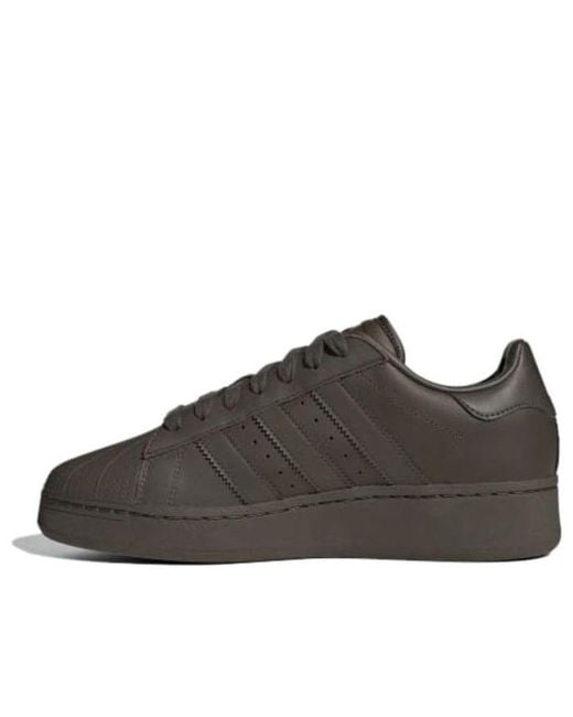 Adidas Brown Originals Superstar Xlg 'Shadow' for men