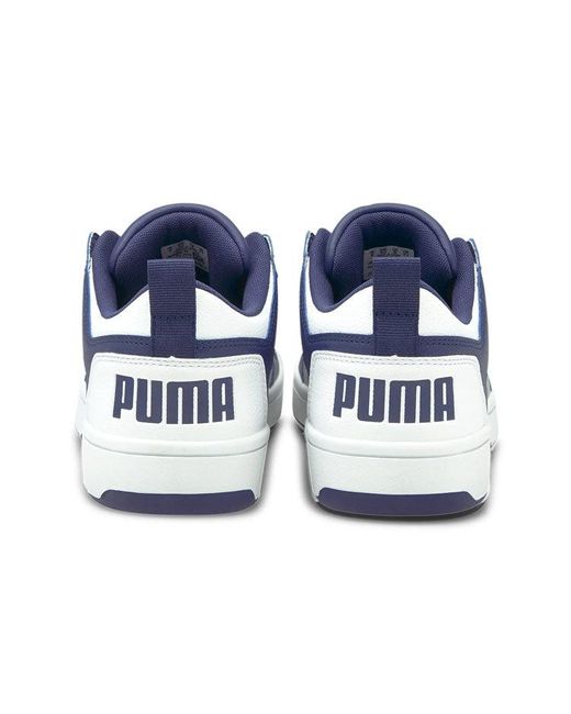 PUMA Blue Rebound Lay Up Lo Sl Low Top Board Shoes for men