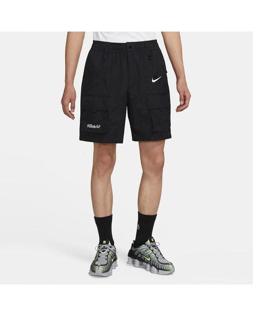 Nike Black Air Nsw Short Repel Multiple Pockets Cargo Shorts for men