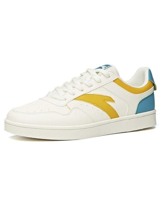 Anta Yellow Skateboarding Shoes for men