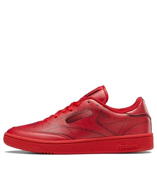 Reebok Red Maison Margiela X Club C 'Vector' for men