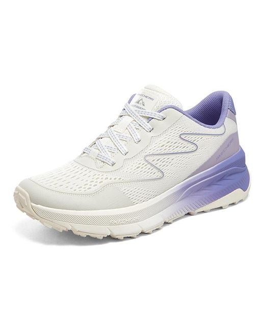 Skechers White (Wmns) Relaxed Fit D'Lux Fitness