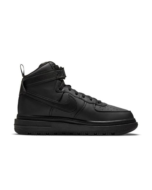 Nike Black Air Force 1 Boot Anthracite' for men