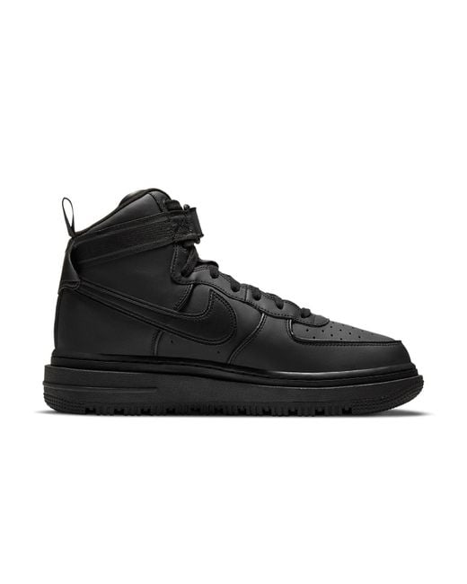Nike Black Air Force 1 Boot Anthracite' for men