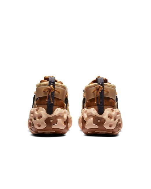 Nike Brown Ispa Overreact Sandal 'Club' for men