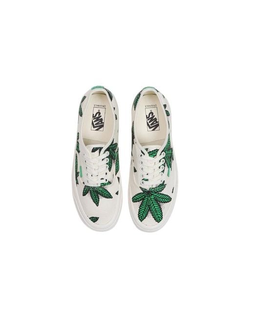 Vans Green Og Authentic Lx 'Sweet Leaf for men