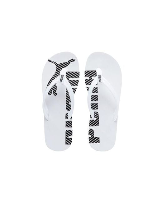 PUMA White Epic Flip V2 Sandal for men