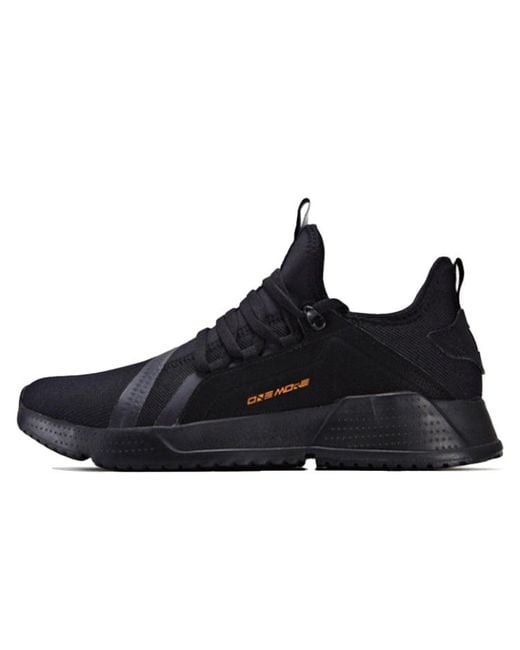 361 Degrees Black Running Shoes for men