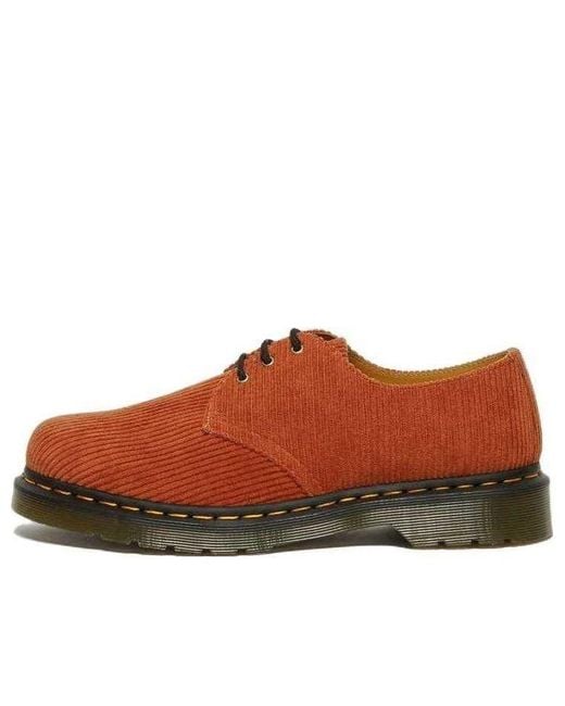 Dr. Martens Brown 1461 Corduroy Oxford Shoes 'Tan'