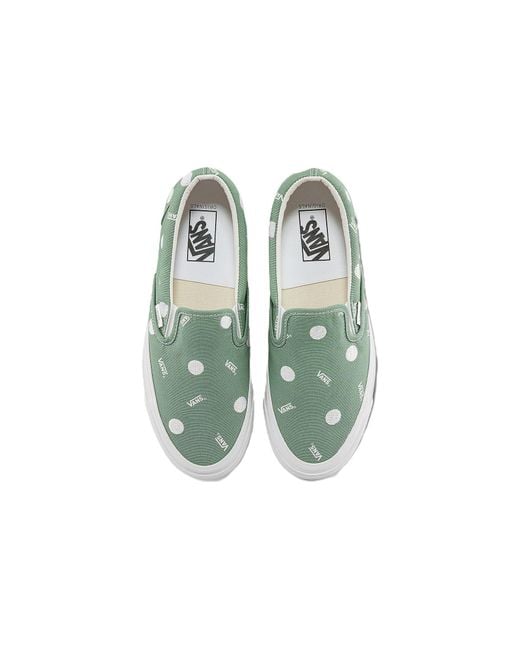 Vans Green Og Classic Slip-On Lx 'Polka Dot for men
