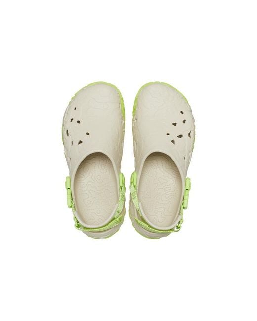 CROCSTM Green All-Terrain Atlas Clog 'Bone Limeade' for men