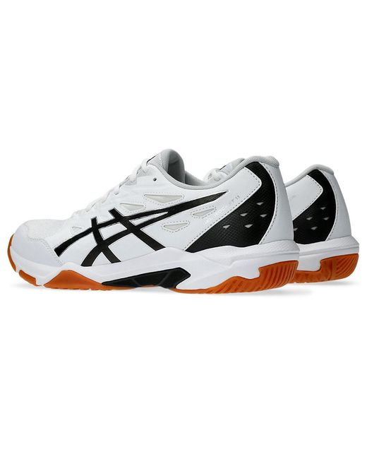 Asics White Gel-Rocket 11 Pure' for men