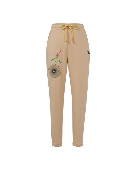 Nike Natural Word Embroidered Drawstring Casual Joggers/Pants/Trousers for men