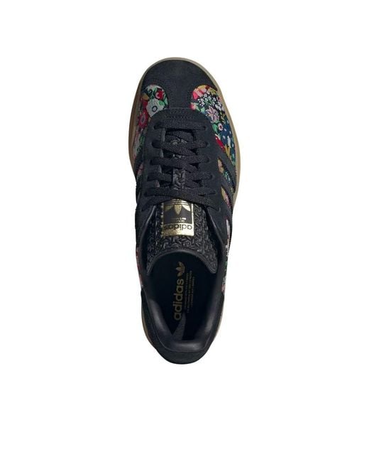 Adidas Blue (Wmns) Gazelle Bold 'Liberty London Floral Embroidery'