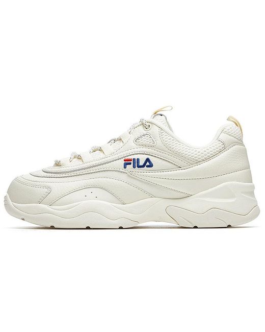 FILA FUSION Fila Ray Low Top Running Shoes in White for Men | Lyst