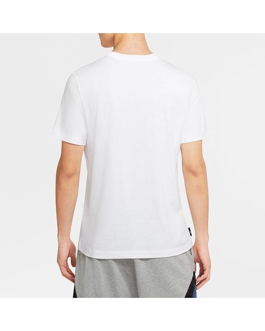 Nike White Legacy Aj13 Short Sleeve Sports for men
