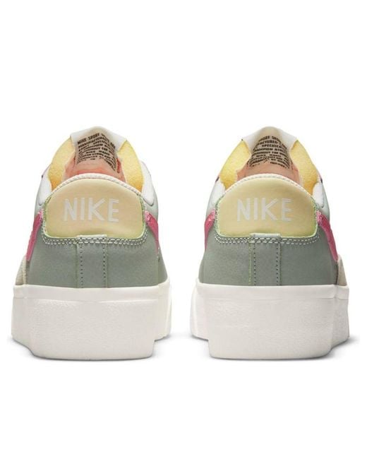 Nike Pink (Wmns) Blazer Low Platform 'Seafoam'