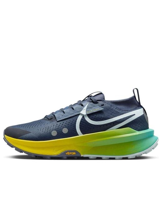 Nike Blue Zoomx Zegama 2 'Thunder Diffused Opti Glacier' for men