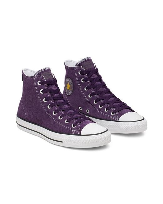 Converse Purple Skate Chuck Taylor All Star Pro Hi for men