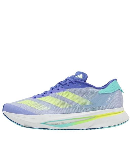 Adidas Blue Adizero Sl2 'Cobalt Lucid Lemon' for men