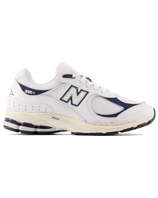 New Balance White 2002r