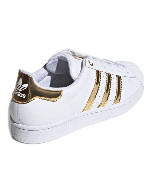 Adidas White (Wmns) Superstar Metal Toe Metallic'