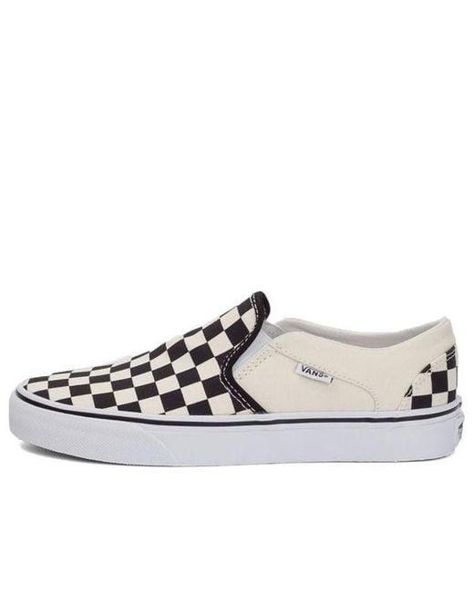 Vans White (Wmns) Asher 'Checkerboard'