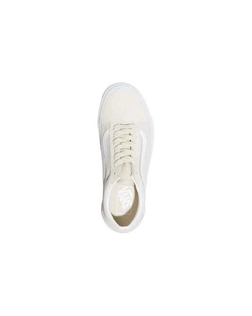 Vans White Old Skool Amoeba Embossed 'Off'