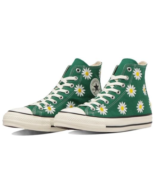 Converse Green All Star Daisyflower Hi 'Spring' for men