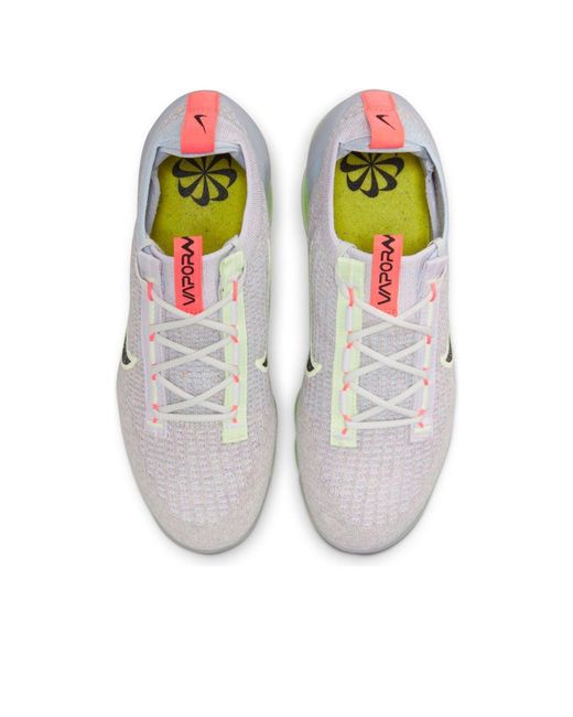 Nike White (Wmns) Air Vapormax 2021 Flyknit 'Light Bone Lime Ice'