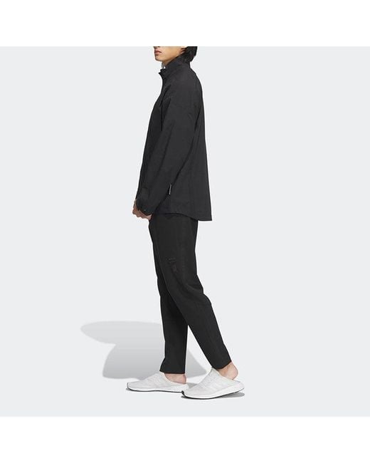 Adidas Black Wj Trans Woven Jackets for men