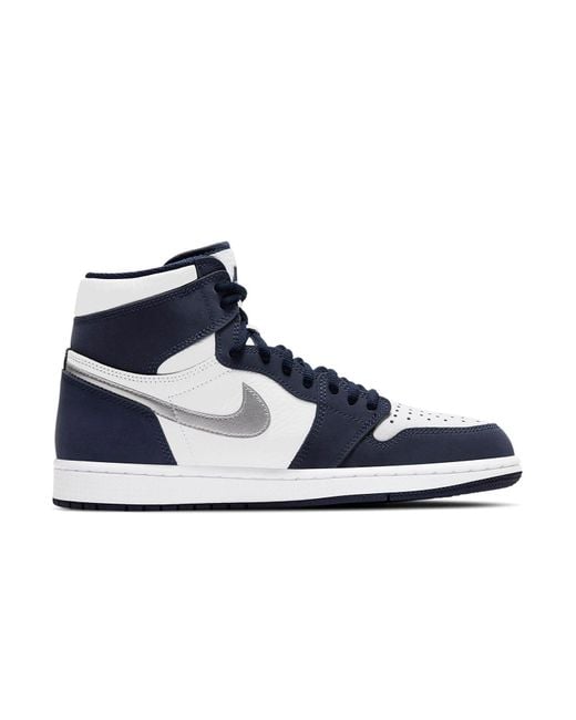 Nike White 1 Retro High Co.Jp 'Midnight' Suitcase Special Box for men