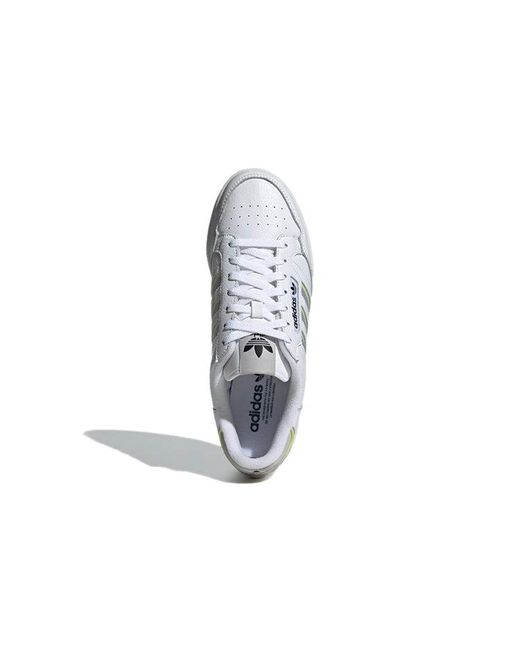 Adidas White Continental 80 Stripes for men
