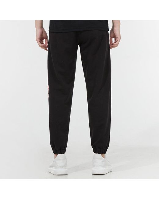 PUMA Black Logo Sweatpants for men