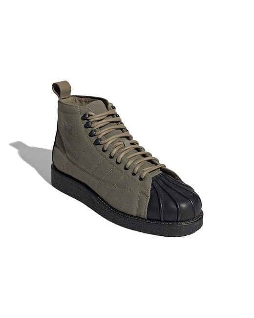 Adidas Black Originals Superstar Boot for men