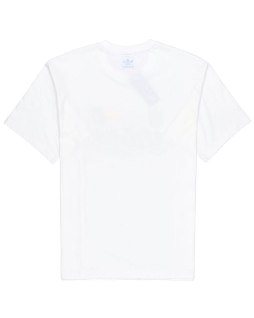 Adidas White Originals Ss22 Y2K Tee 1 Alphabet Logo Casual Sports Short Sleeve for men