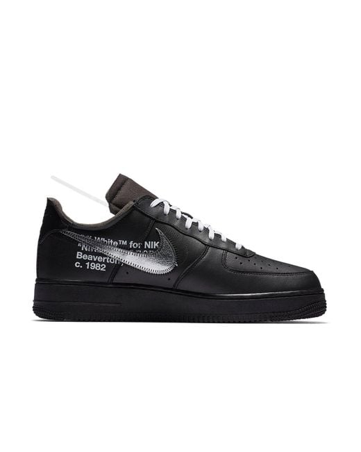 Nike Black X Off- Air Force 1 Low '07 'Moma' for men