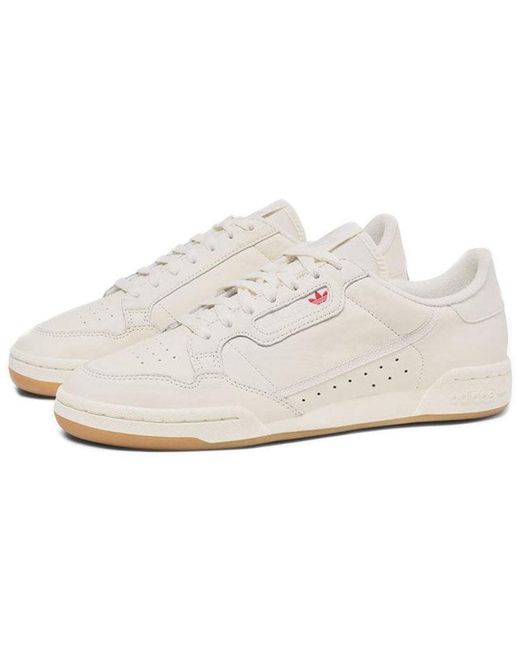 Adidas White Continental 80 'Off Gum' for men