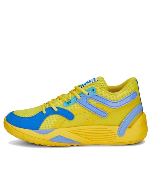 PUMA Yellow Trc Blaze Court 'Vibrant' for men