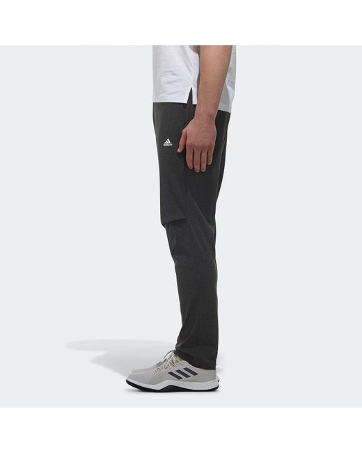 Adidas Black Casual Running Sports Knit Long Pants for men