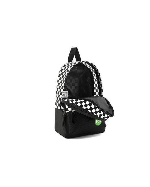 Vans Black Checkerboard Logo Backpack