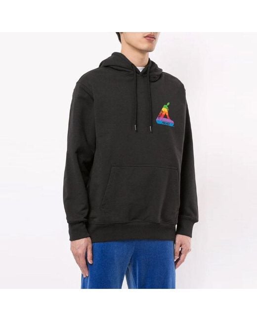 Palace Black Ss19 Jobsworth Hood Triangle Logo Pattern for men
