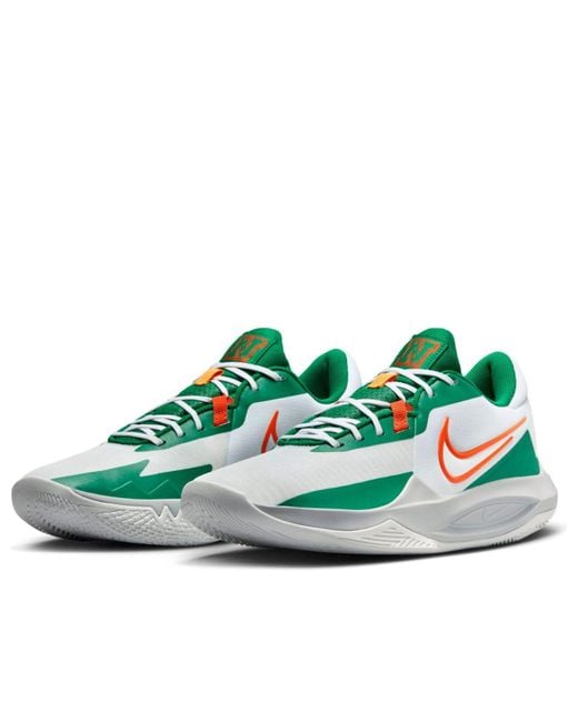 Nike Blue Precision 6 Basketball Shoes for men
