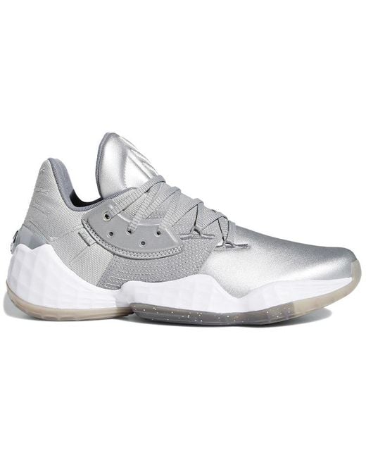 Adidas White Harden Volume 4 Metallic' for men