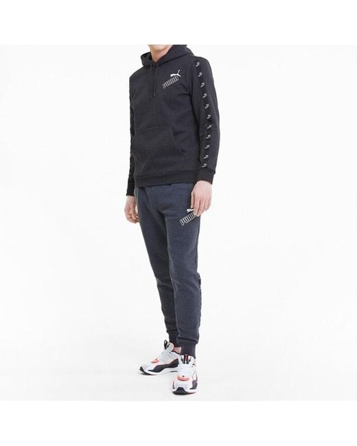 PUMA Black Amplified Hoodie for men