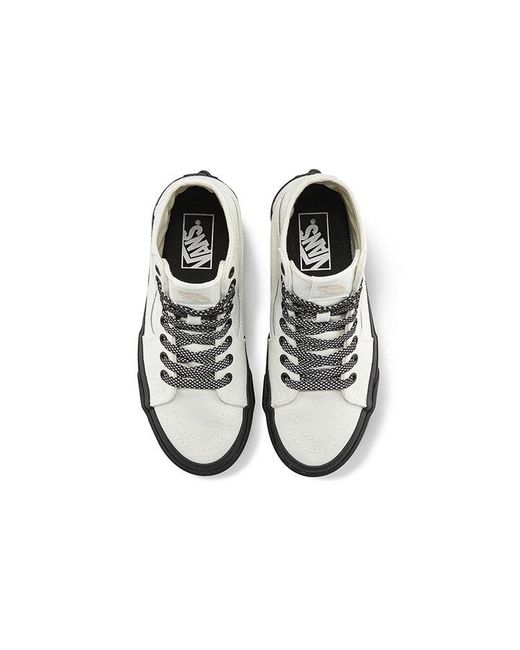 Vans White Sk8-Hi for men