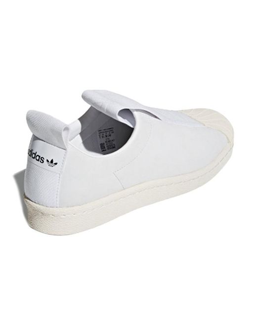 Adidas White (Wmns) Superstar Bw3S Slip-On