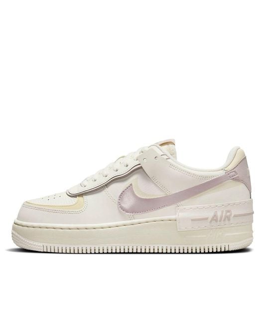 Nike White Air Force 1 Shadow Shoes